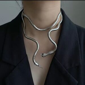 Silver Serpenti Snake Necklace-Bracelet Multifunctional